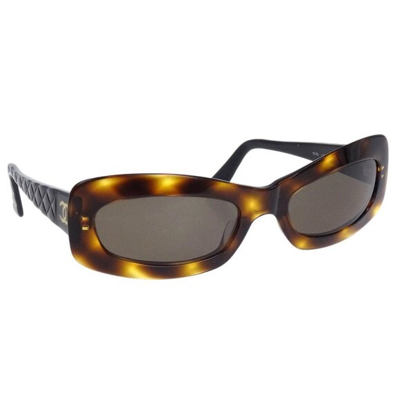 Chanel Sunglasses Eyewear Brown Small Good - Picture 1 of 12